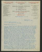 Dr. M. Louise Hurrell's report to AWH Committee (reports),  February 22, 1919<blockquote class="juicy-quote">"[The mayor] said that [a] French doctor had met him...and asked how long those American women were to take the bread out of the French doctors’ mouths..."</blockquote><div class="view-evidence"><a href="https://doctress.org/islandora/object/islandora:1868/story/islandora:2208" class="btn btn-primary custom-colorbox-load"><span class="glyphicon glyphicon-search"></span> Evidence</a></div>